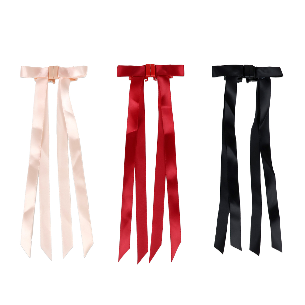 자석 리본 머리핀