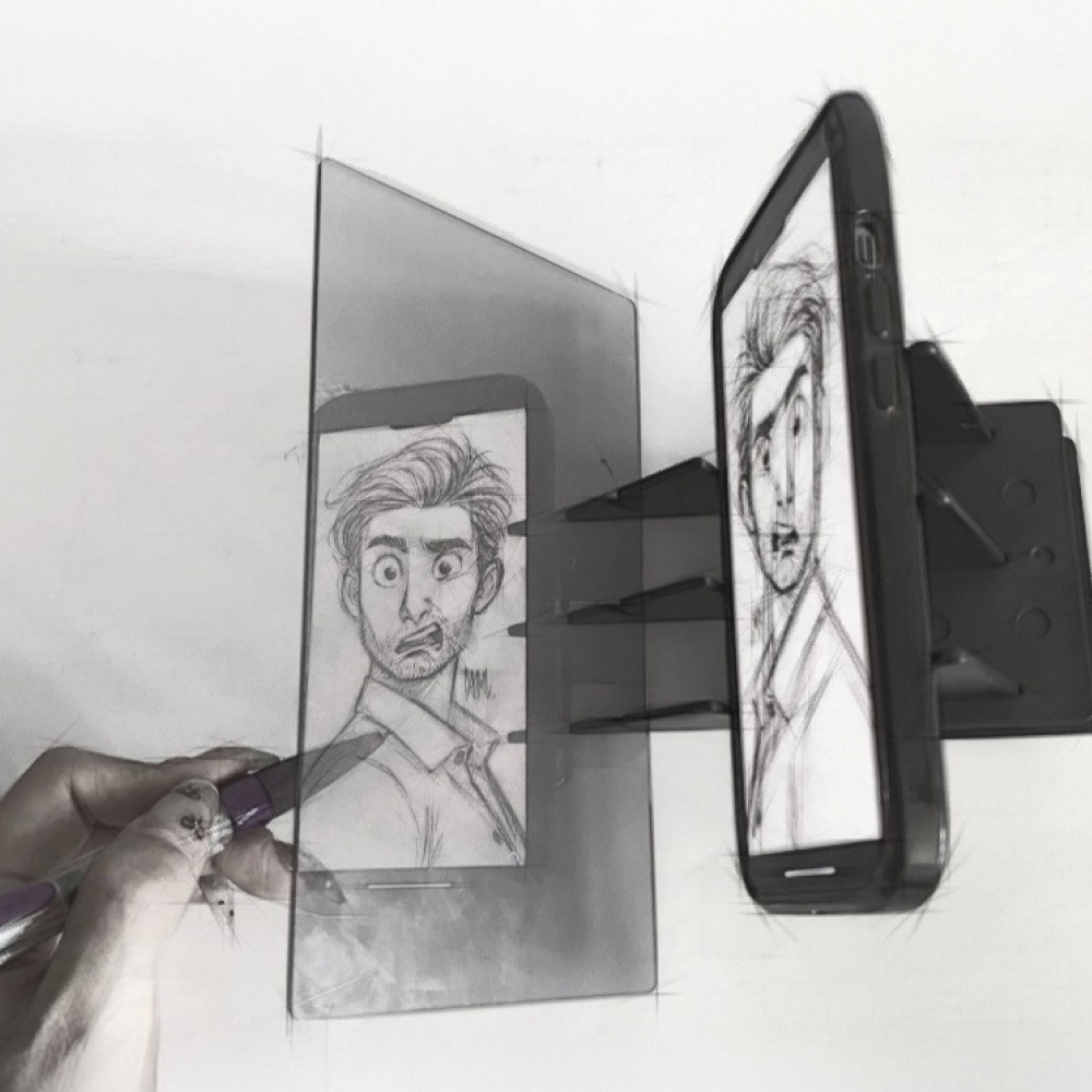 휴대용 투명 광학 드로잉 보드