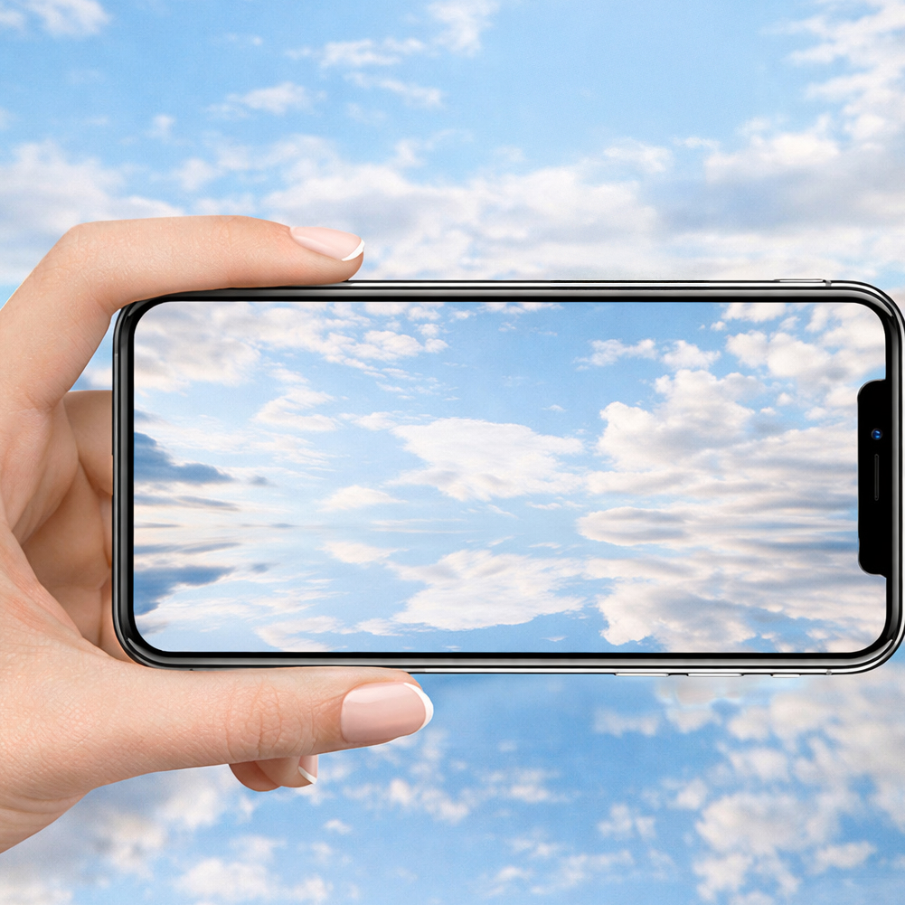 풍경 반사 클립