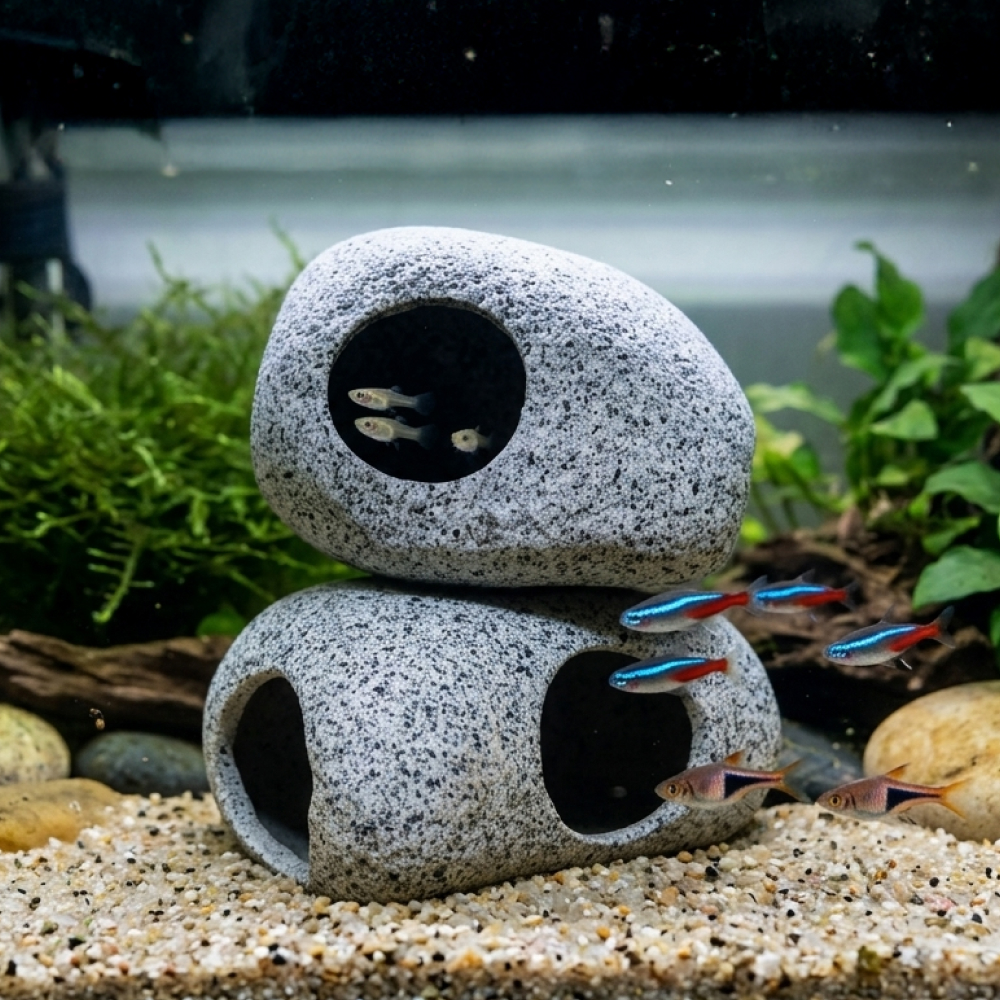 어항 꾸미기 물고기 은신처