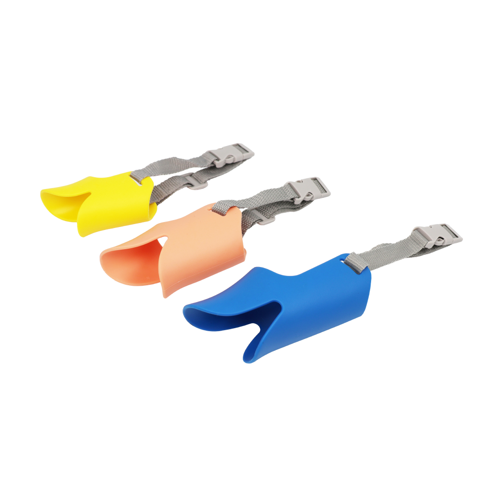 산책용 강아지 오리모양 입마개