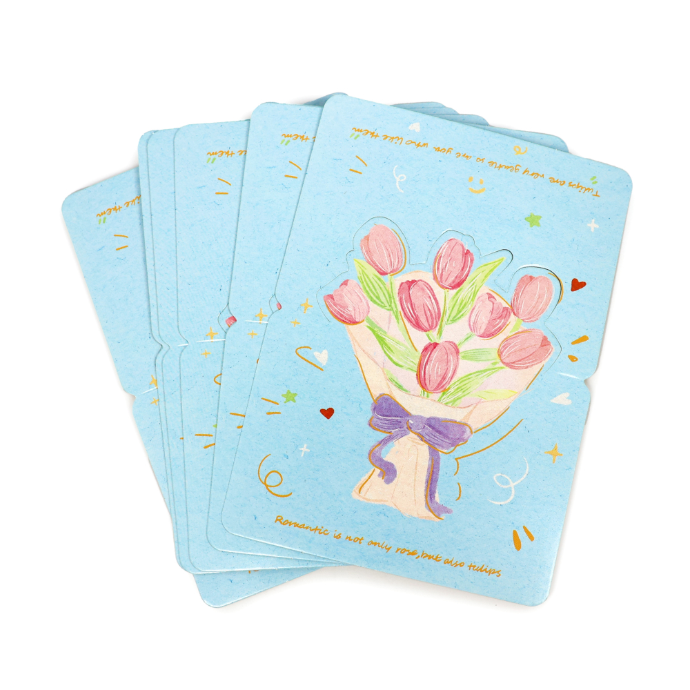 선물용 꽃다발 축하 카드 10p