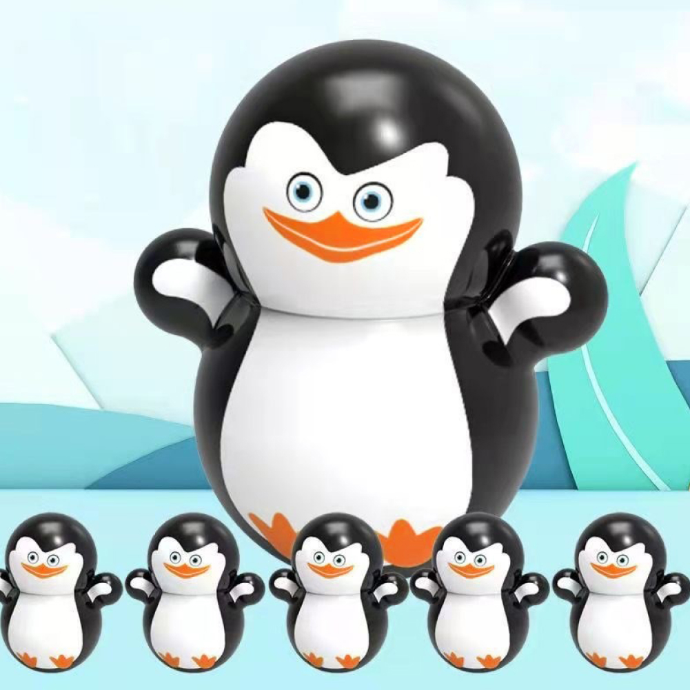 펭귄 오뚝이 피규어 5p