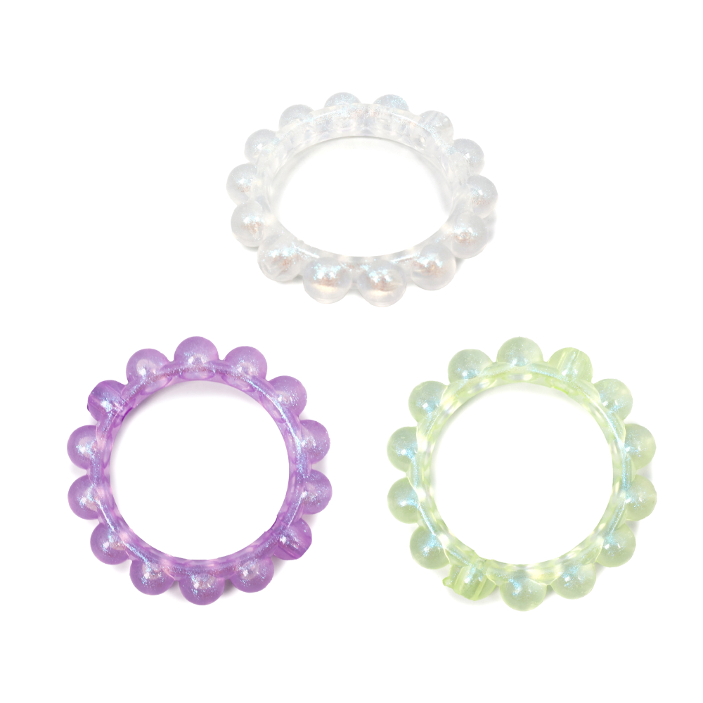 공예용 원모양 비즈 부자재 10p