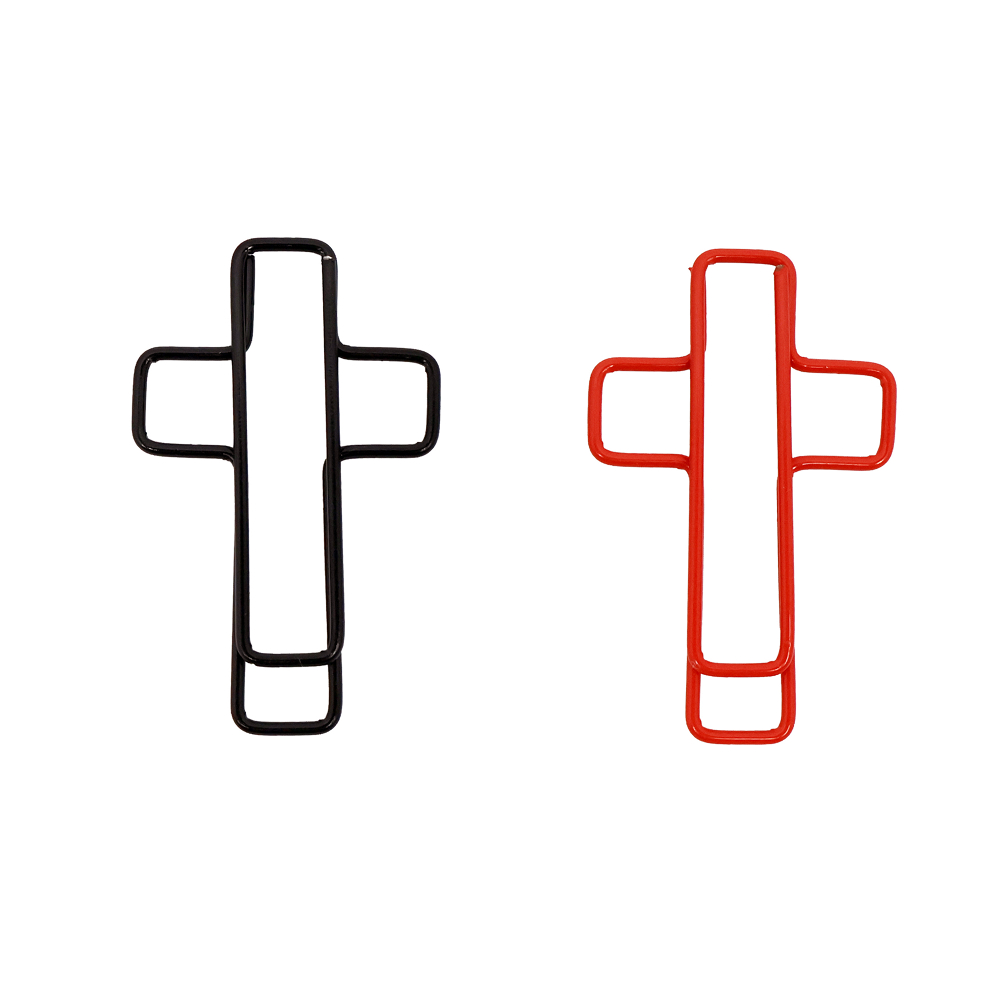 문서정리용 십자가 클립 50p