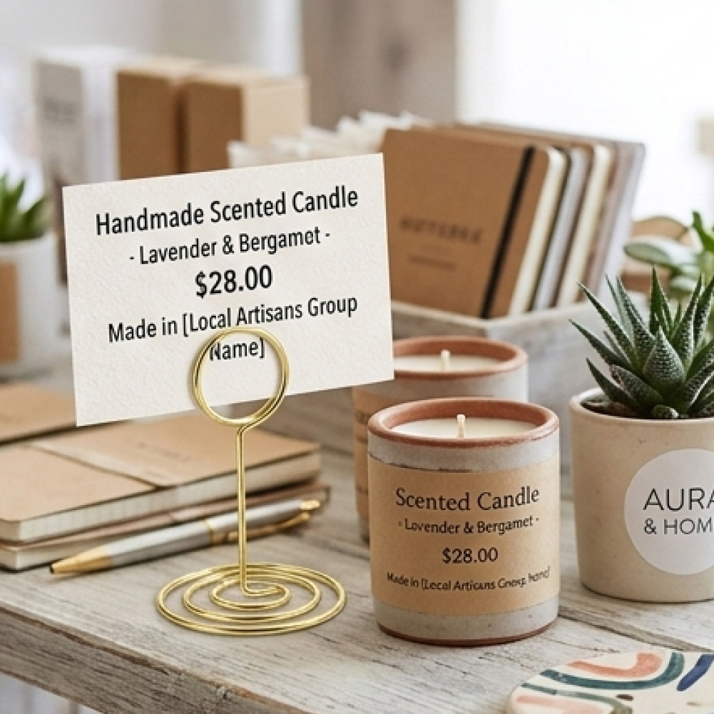 전시 매대용 가격표 꽂이 클립 20p