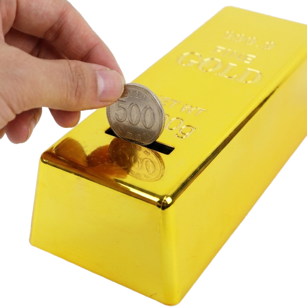 골드바 모형 저금통