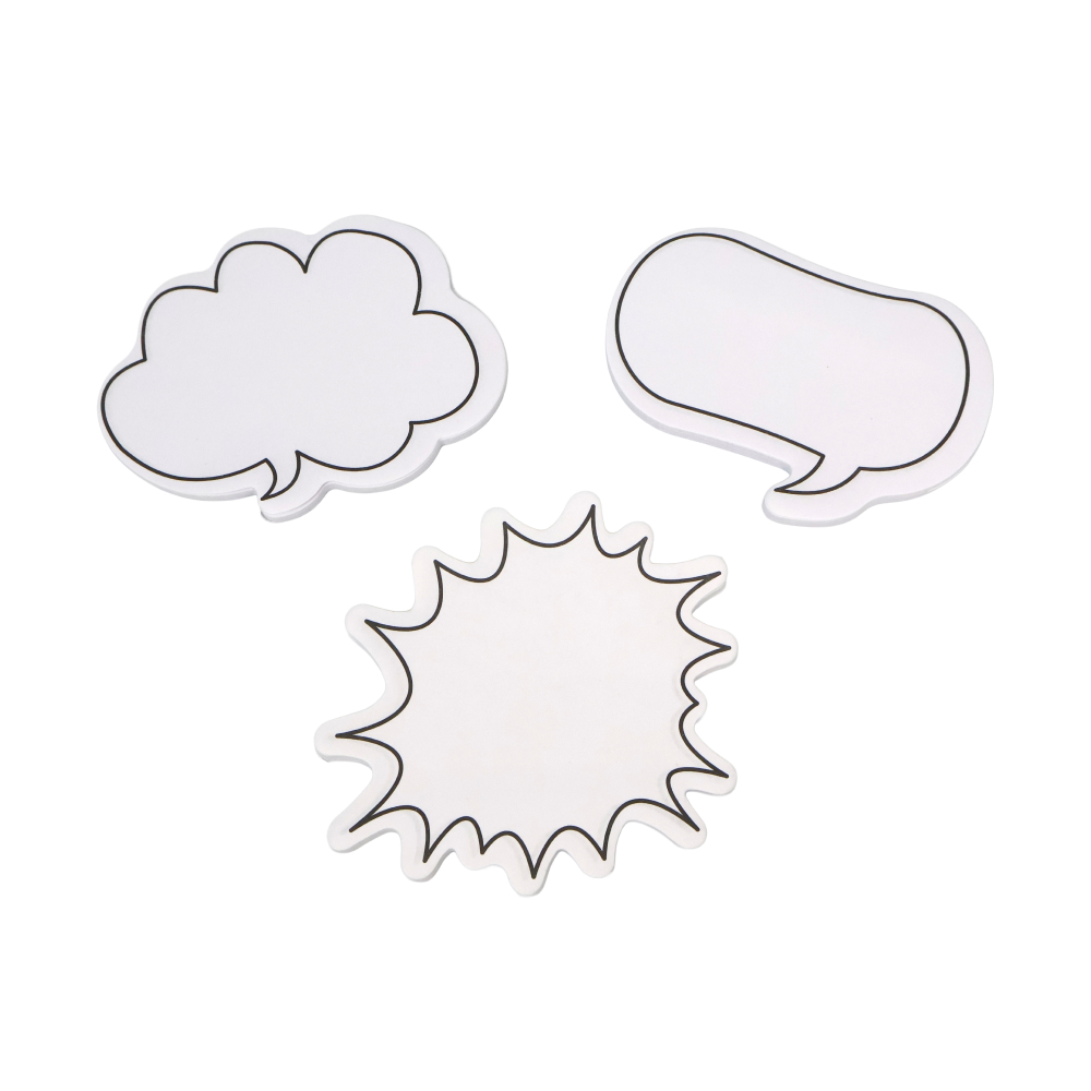 말풍선 모양 점착메모지