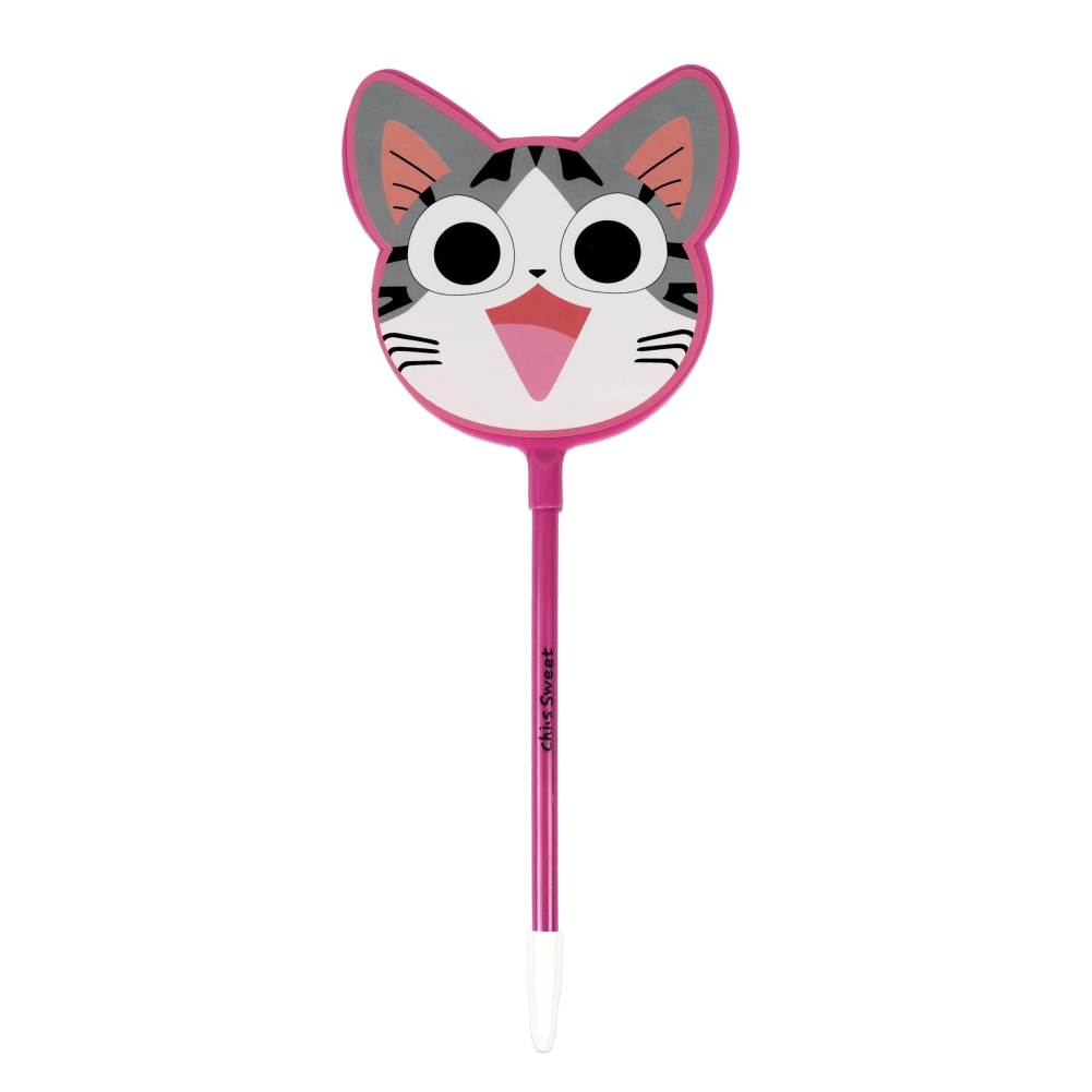 고양이 부채 볼펜
