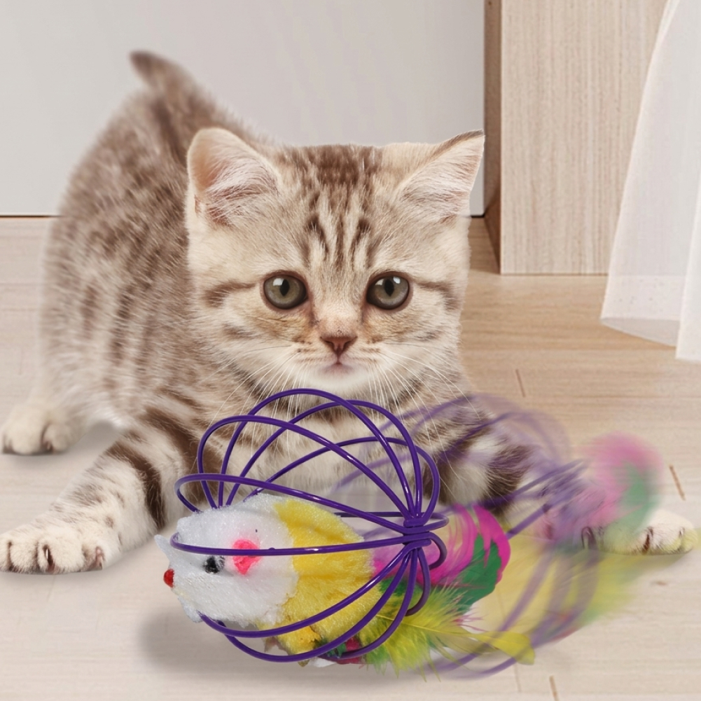 마우스 인형 와이어 캣볼 장난감