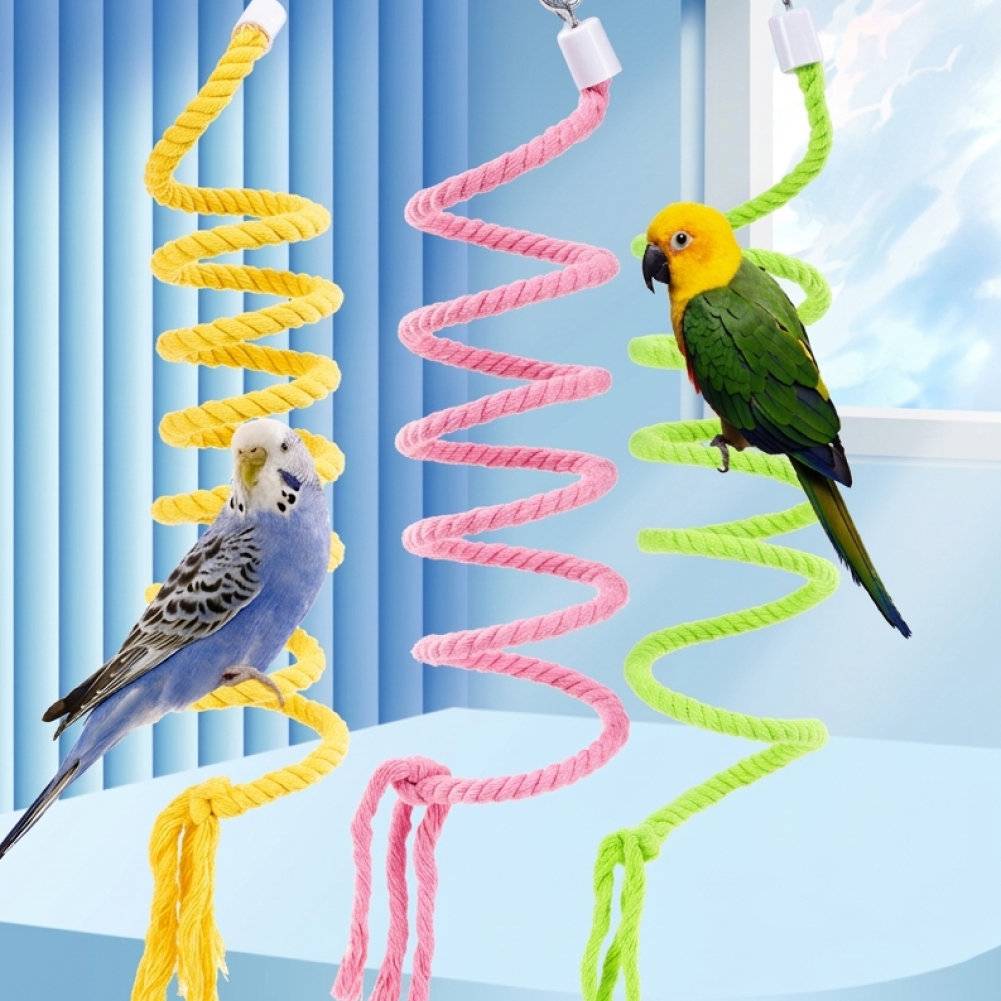 앵무새 와이어 놀이용 로프