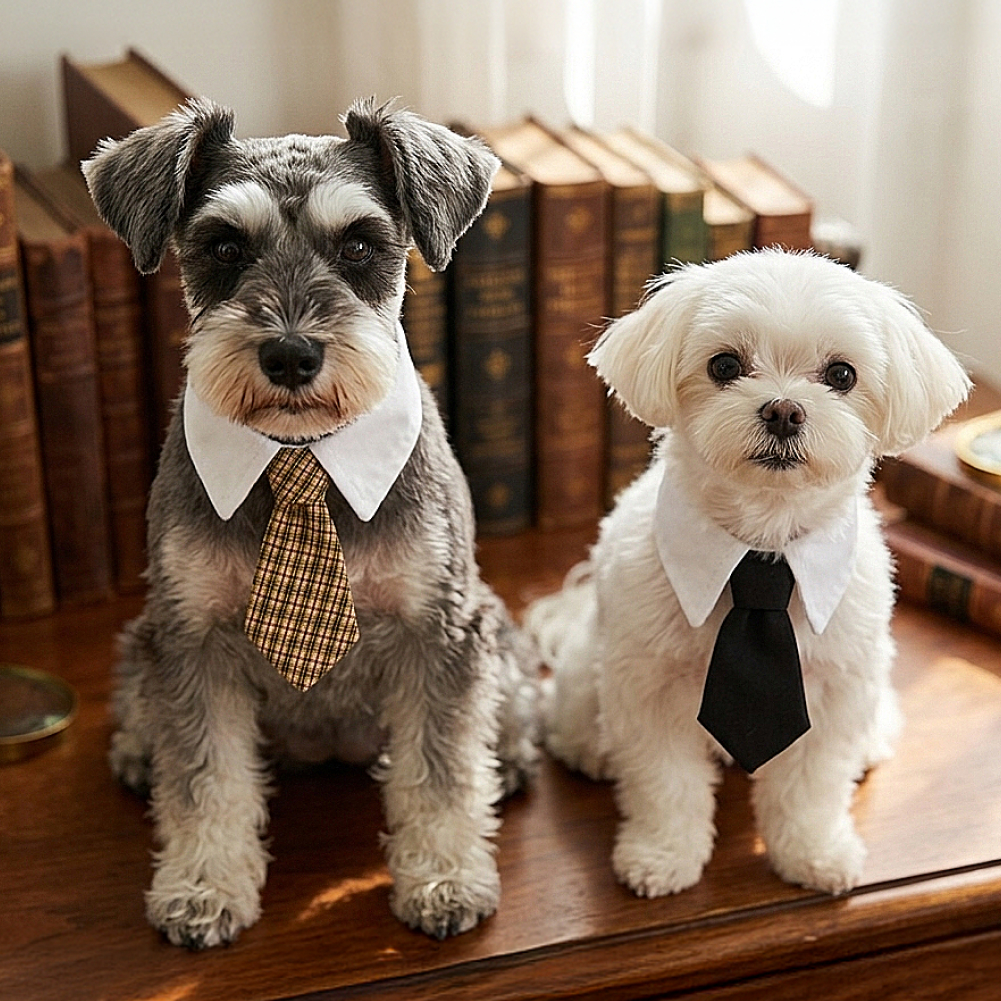 애견 카라 넥타이