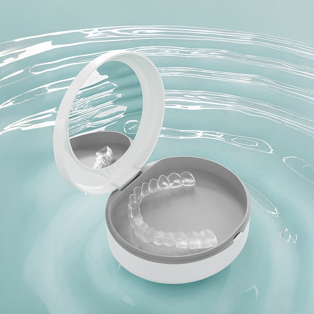 교정기 틀니 보관 케이스 휴대용