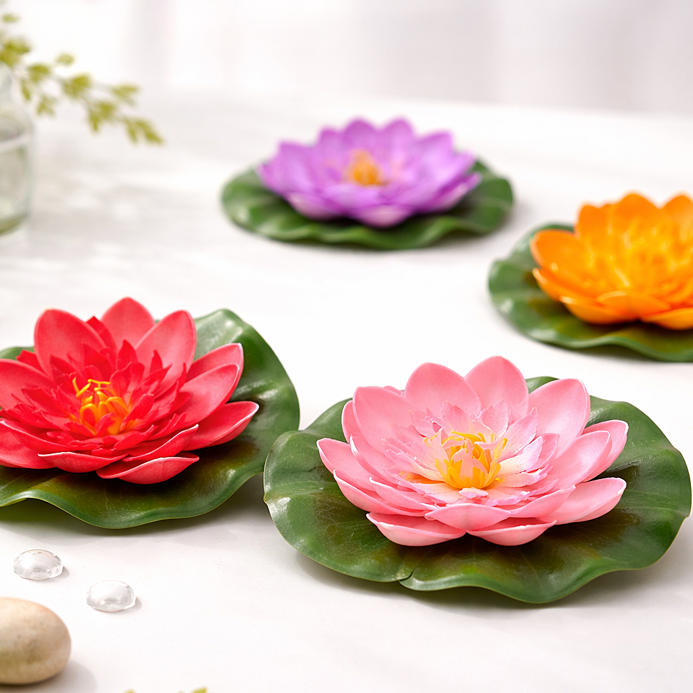 연꽃 조화 행사 촬영 장식용 1p