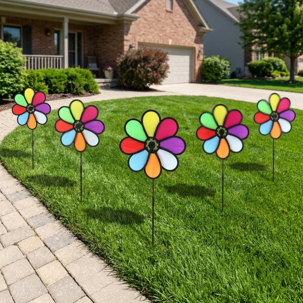 정원장식 바람개비 마당 데코