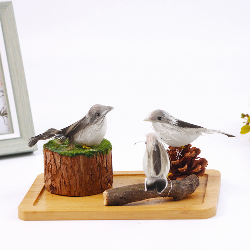 참새 모형 정원 장식 소품 12p