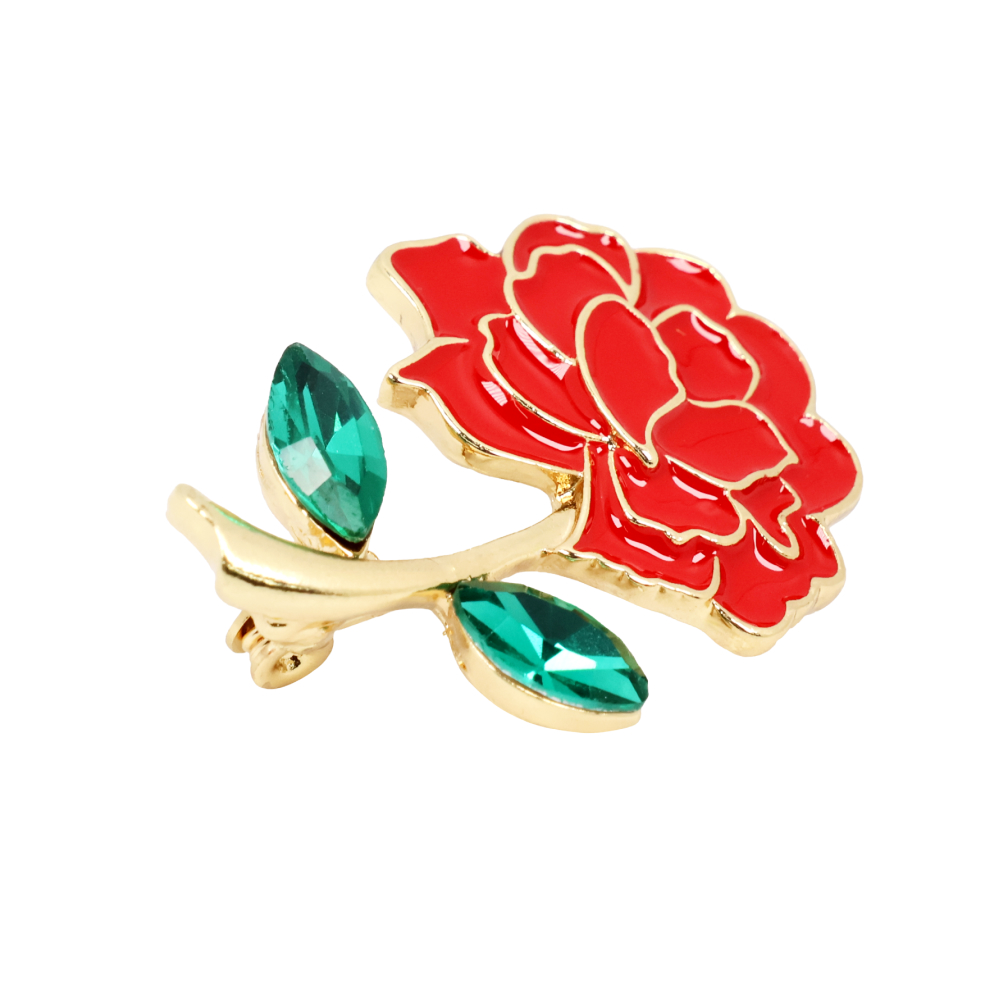 철제 카네이션 브로치 1p