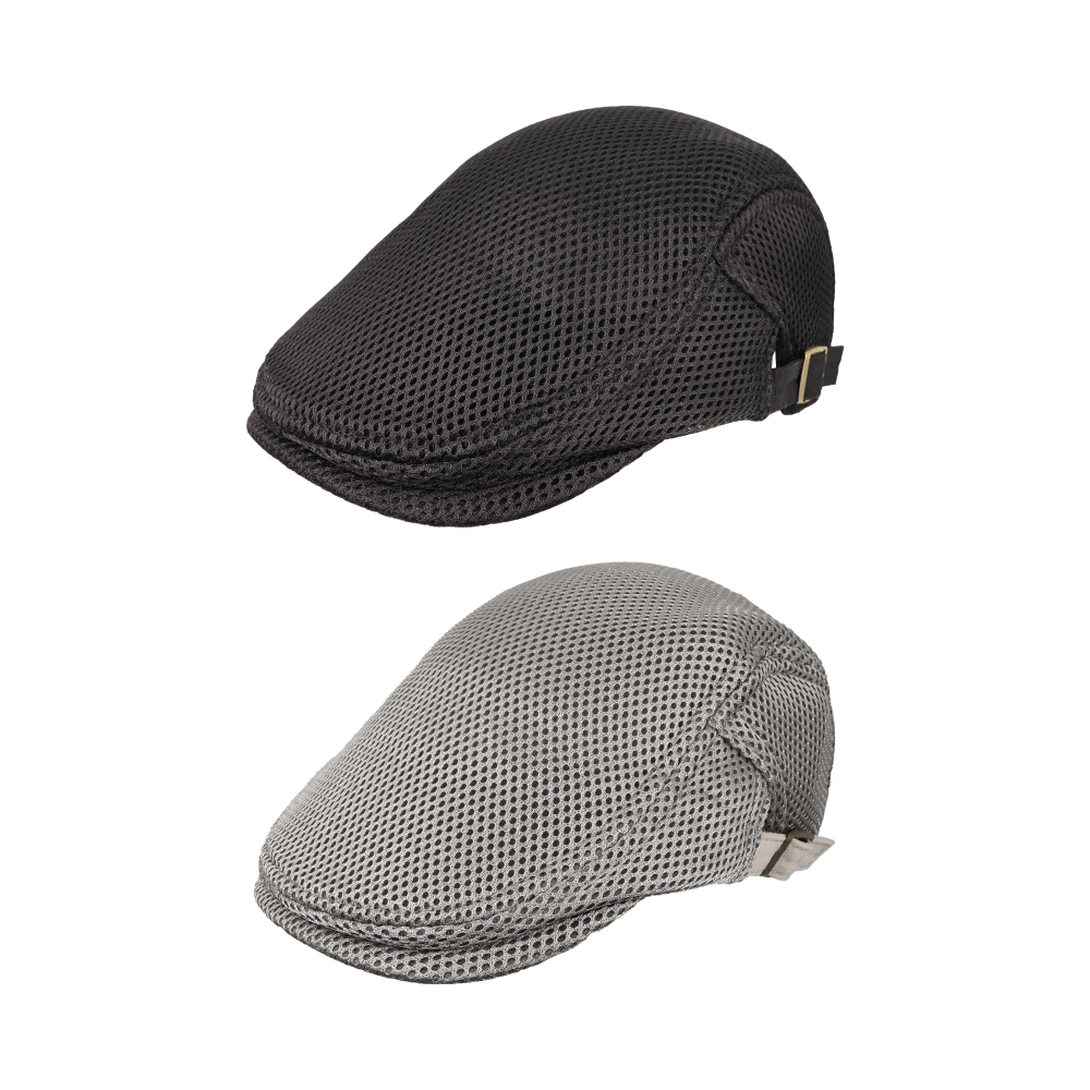 할아버지 메쉬 빵모자 여름 통풍 헌팅캡