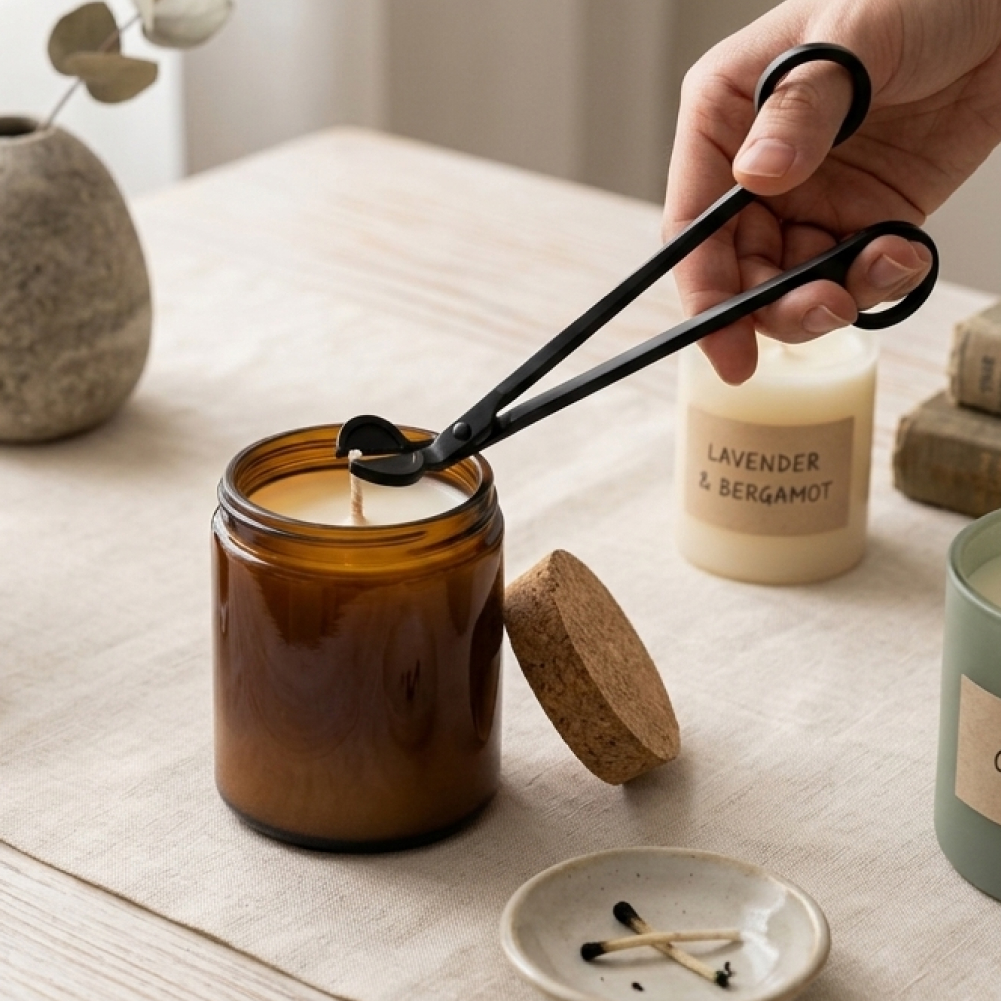 향초 관리용 캔들 심지 정리 가위