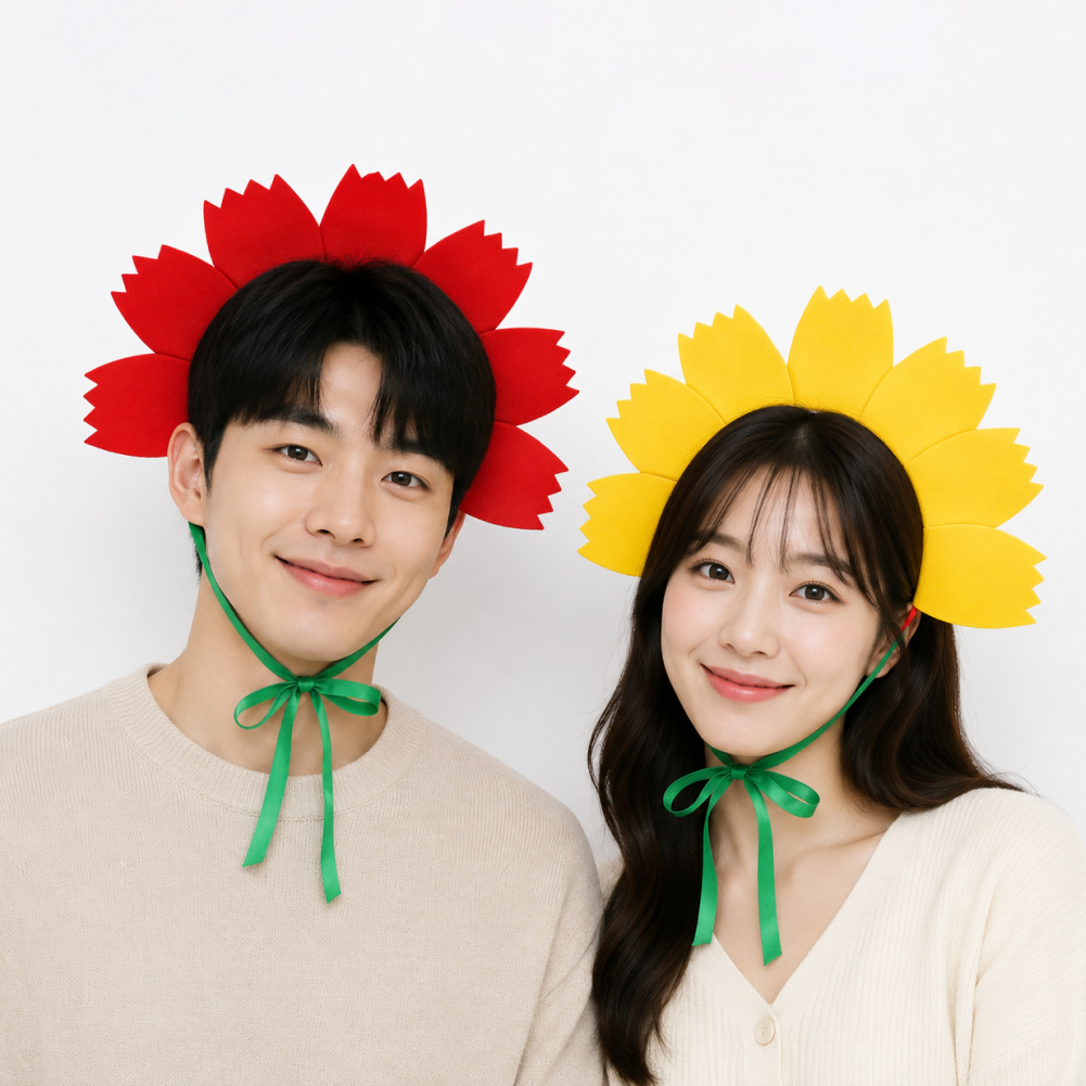 서프라이즈 카네이션 머리띠