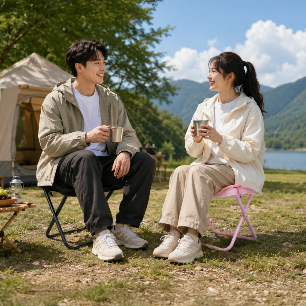 캠핑 낚시용 휴대 접이식의자