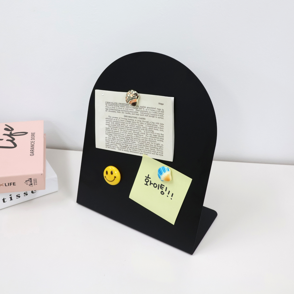 타원형 탁상용 소형 자석 메모보드