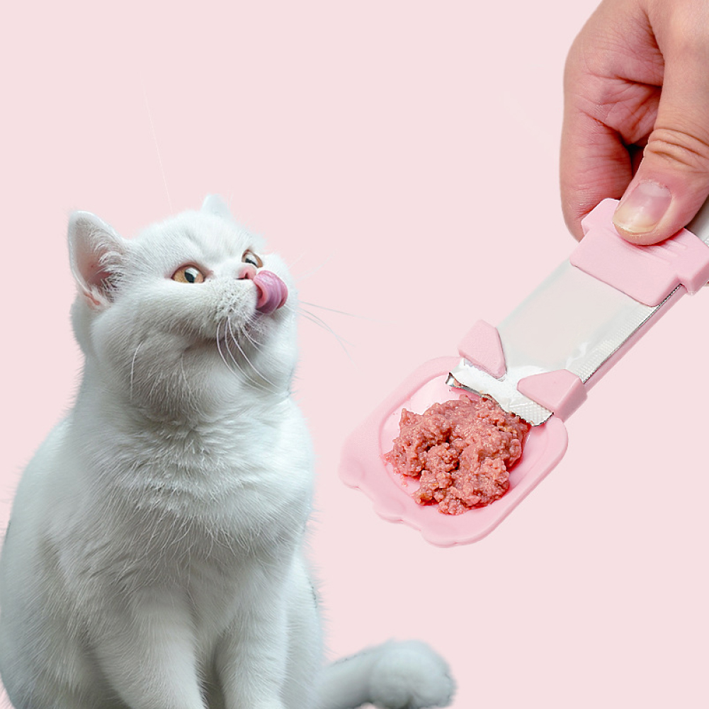고양이 츄르 간식 스푼