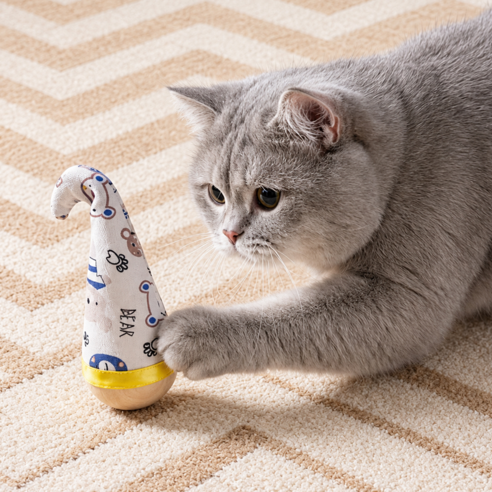 냥이 장난감 오뚝이
