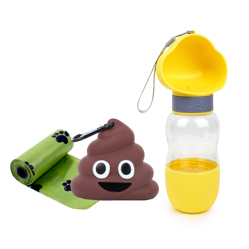 강아지 외출 필수템 물통 배변키트 세트