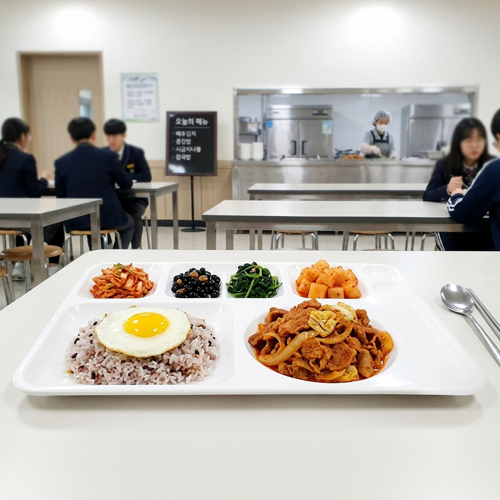 구내식당 학교 함바집 흰색 식판 10개세트