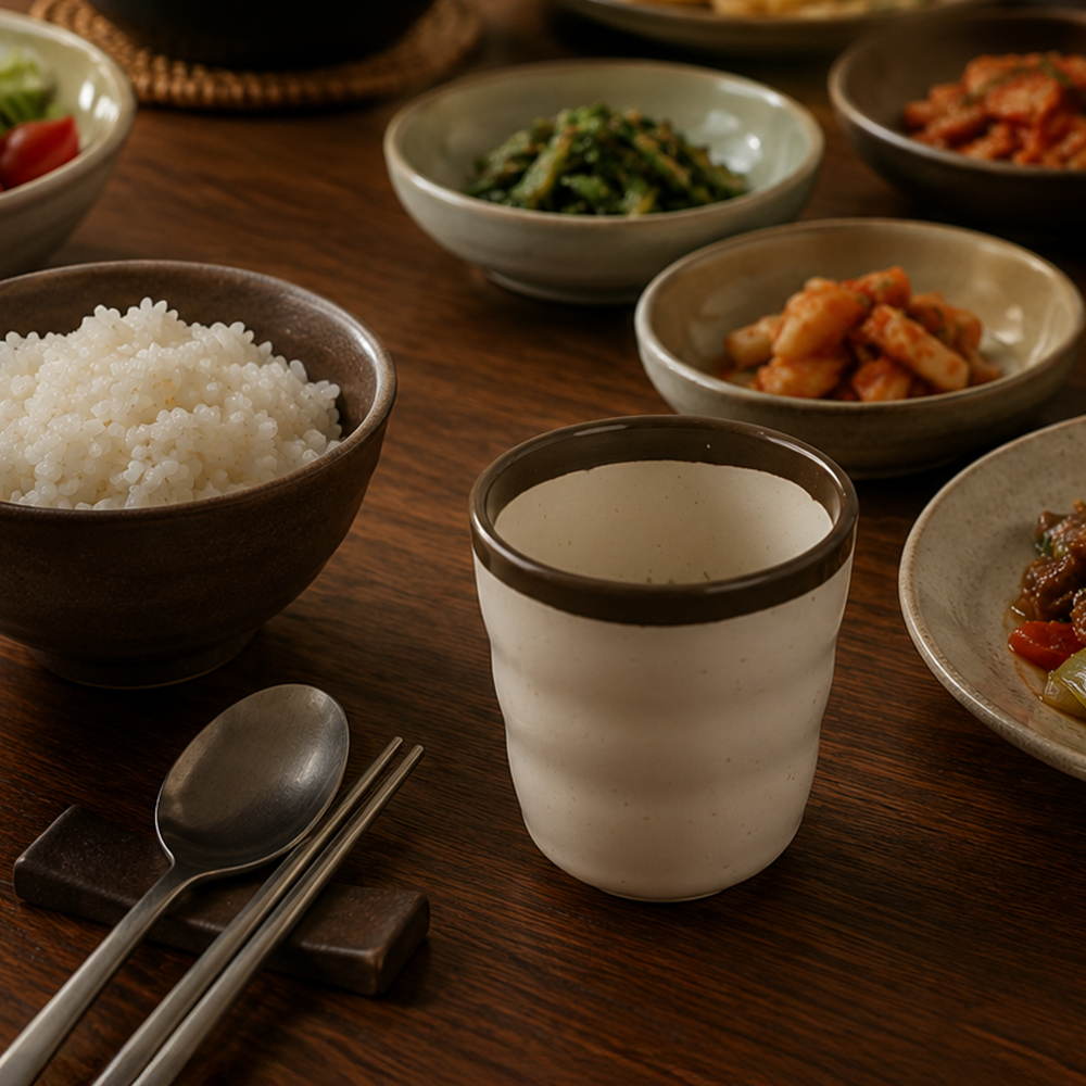 도자기감성 멜라민 초코화이트 투톤컵 10개세트
