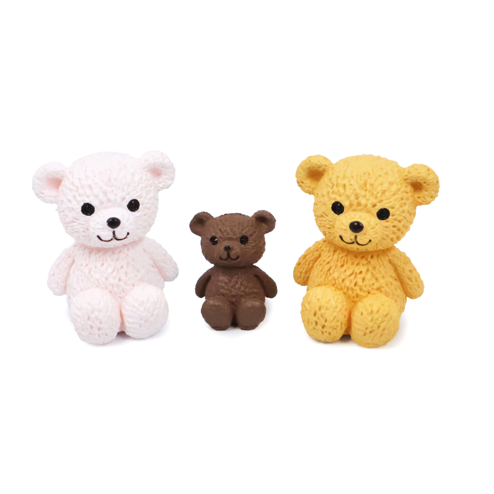 테라리움 소품 미니어처 곰돌이 3p 세트