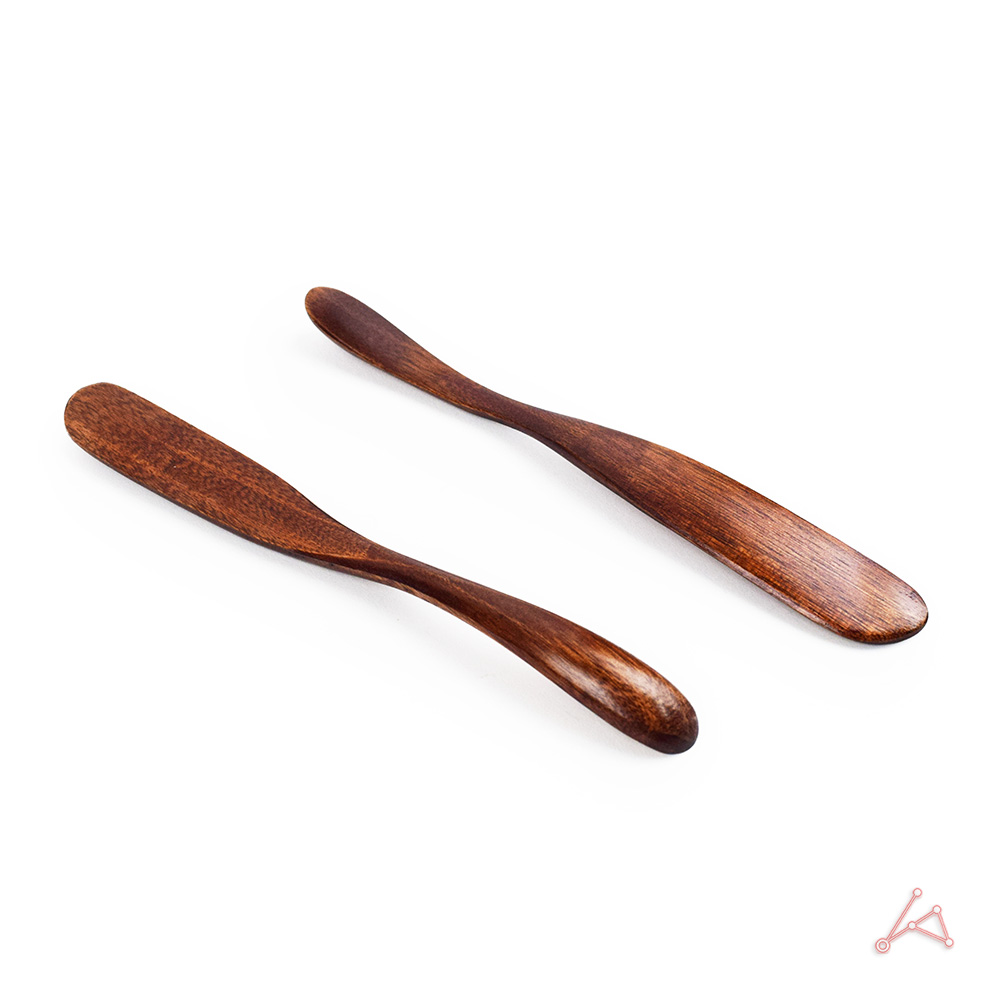 옻칠 우드 버터나이프 2p