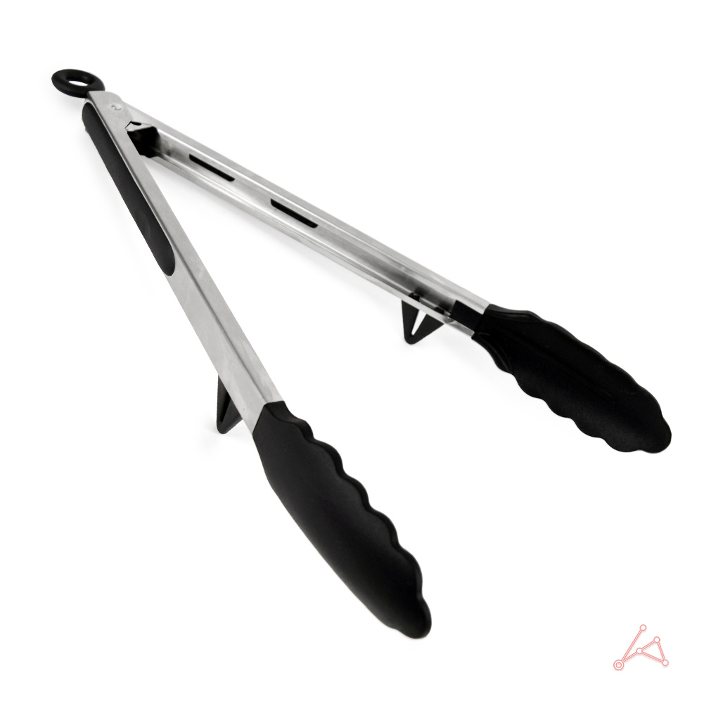 띄움 실리콘 주방집게 블랙