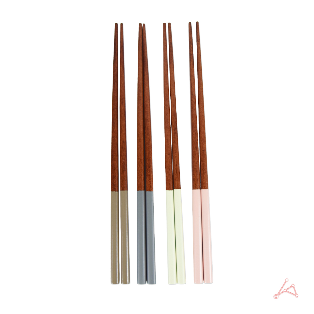 파스텔 옻칠 젓가락 4p세트