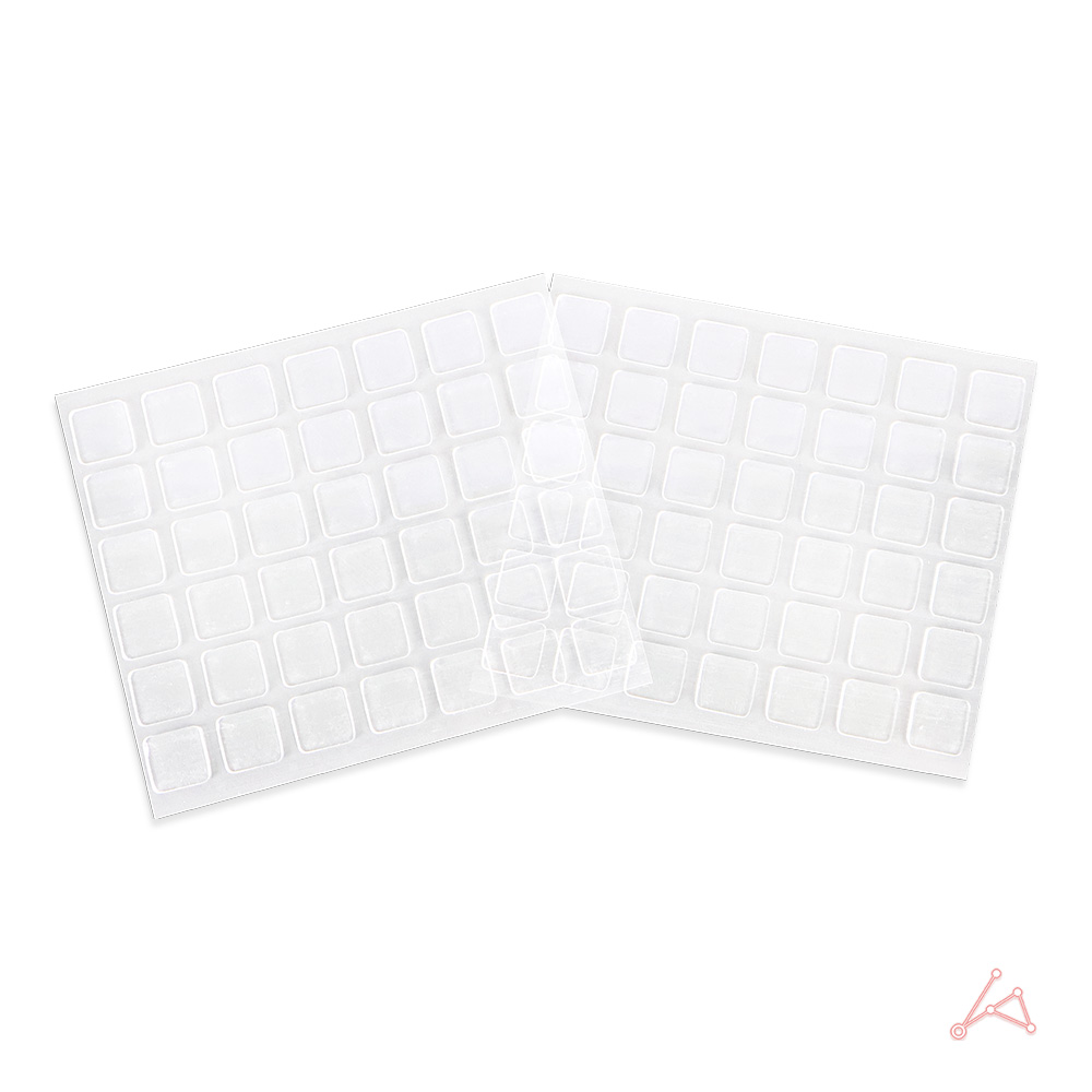 초강력 겔 투명 양면테이프(사각)