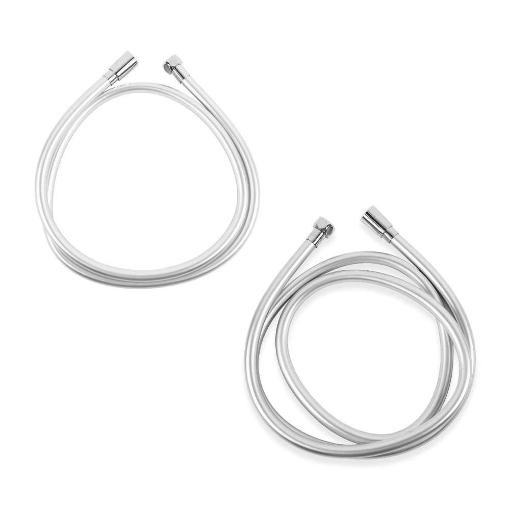 매끈한 PVC 샤워호스 실버